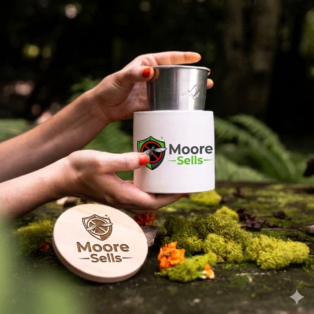 REFILLABLE MOSQUITO REPELLENT CANDLE